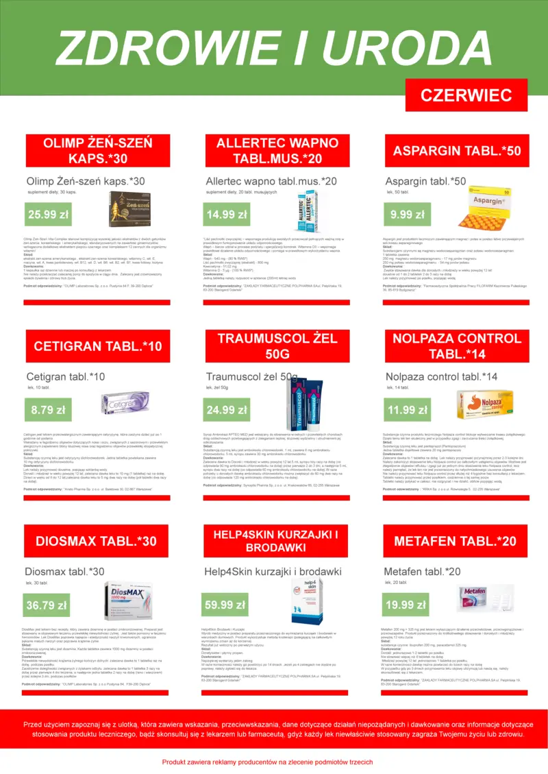Promocje miesiąca - Czerwiec  2025